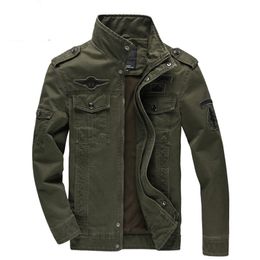 Mens Jackets Casual Army Military Jacket Men Plus Size M6XL Jaqueta masculina Air force one Spring Autumn Cargo Mens Jackets Coat 220909