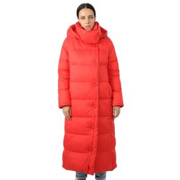 Women's Down Parkas Long Down Parka Outwear With Hood Quilted Coat Female Office Lady Cotton Clothes Warm Fashion Top Quality 19-079 220909