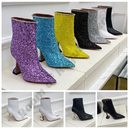 10 см Begum Bowknot Butterfly High Heel Boots Plearted Antem