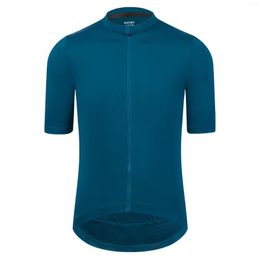 Racing Jackets RISESBIK Cycling Jersey Man Race Fit Lightweight Bike Shirt Short Sleeve Mens Cycle Clothing Bicycle Clothes Tops UPF 50