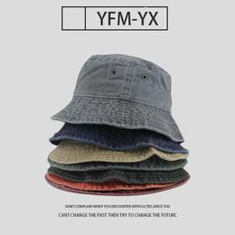 Washed Denim Bucket Hat Men Ladies Foldable Fashion Bob Hip Hop Outdoor Sun Hat Panama Warmer Hats