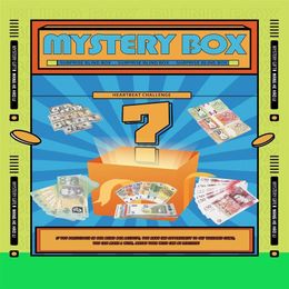 party box game Canada - Mysterious blind box toy Party Replica US Fake money kids play or family game paper copy banknote 100pcs pack Practice counting Movie p270l