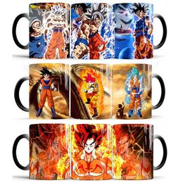 Super Goku Thermal Magic Colour Change 11oz Ceramic Tea Cup Coffee Cup Friend Birthday Gift