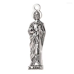 Pendant Necklaces 6 PCS Wholesale Jewellery Accessories Necklace Jesus Cross Virgin Mary Angel PendantZinc Alloy Material Gifts