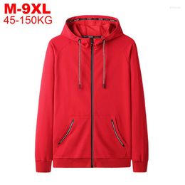 Men's Hoodies Men's & Sweatshirts Plus Size 9xl Men Zipper Up Casual Hip Hop Streetwear Mens Pullover Hooded Male Hoodie Oversize