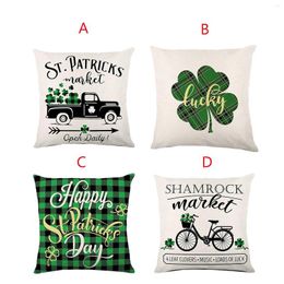 Pillow Silk Cases For Women Size Set Of 4 St. Patrick's Day Pillowcase Decorative Case Cotton 2