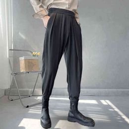 Men's Pants Fashion Streetwear Joggers Men Loose Casual Harem Pants Techwear Clothes Ankle Length Trousers Harajuku Korean 2022 New T220909