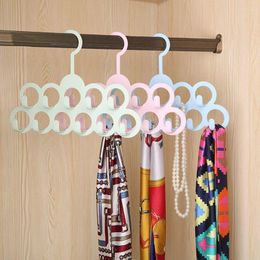 Hooks 11Holes Clothes Tie Belt Shawl Scarf Hanger Display Holder Closet Organiser Hook