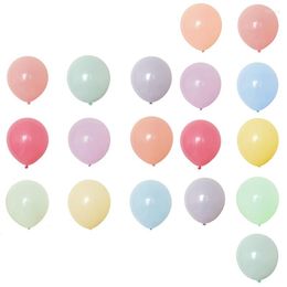 Party Decoration 100Pcs 10 Inch Macaroon Pastel Latex Balloon Candy-Colored Thick Balloons Supplies For Decor