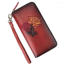 Wallets Unisex Wallet Natural Cow Real Leather Men Women For Holder Clutch Bags Lovers Genuine Coin Purse