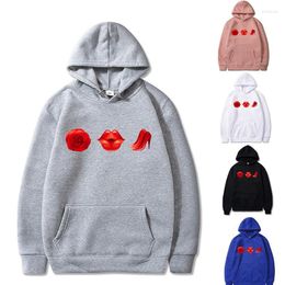 Men's Hoodies Men's & Sweatshirts Male And Female Loose Mouth Series Printing Pullover Harajuku Fashion Clothing Long Sleeve Hooded