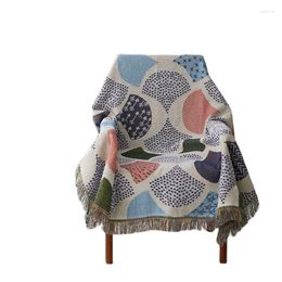 Blankets Ginkgo Leaves Blanket Knit Chair Sofa Throw Covers Towel Cover Leaf Couch Carpet Travel Bedding Dust Table Tapestry