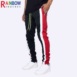 Men's Pants Rainbowtouches Fashion Classic New Brand Mens Pants Casual Outdoor Running Patchwork Trousers Loose Tooling Sport Style Overalls T220909