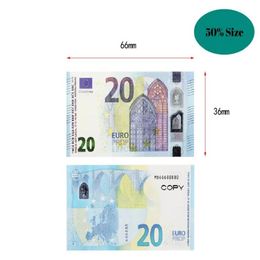 50% Size Movie prop banknote Copy Printed Money USD Uk Pounds GBP British 10 20 50 commemorative toy For Christmas Gifts Fun toys 100PC284p