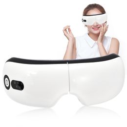 Eye Massager Smart Airbag Vibration Care Instrument Compress Support Bluetooth Fatigue Massage Glasses 220909