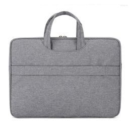 Briefcases 15.6 Inch Waterproof Notebook Bag Big Capacity Multi-purpose Laptop Shoulder Handbag Women Briefcase