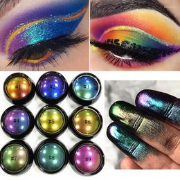 Eye Shadow 9 Colours Shimmer Eyeshadow Matte Glitter Palette Makeup Diamond Metallic Shiny Holographic Shadows Pigment