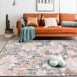 Carpets For Living Room Lilac Style Abstract Pink Orange Floral Pattern Carpet Bedroom Rug Floor Mat Modern Kids Decor Boy