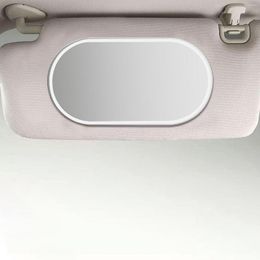 Interior Accessories Car Visor Vanity Mirror Makeup Sun Shading Cosmetic Auto Seatback For Various Truck