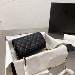 Chanells Holder Crossbody Luxury Card CC New Fashion Bag Channelbags Woman Handbag Wallet Men Designer Wallet Lady Messenger Chain Shoulder Purses Small Golden Bal