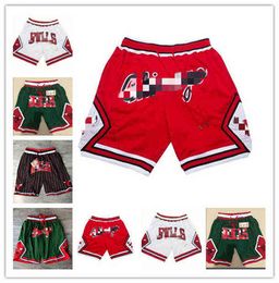 Men's Shorts Chicago MEN Shorts JUST DON Pocket basketball pants S-XXXL High Quality Wholesale AAAA Top Aliclothes