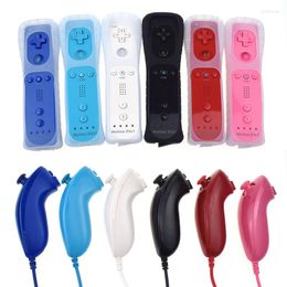 Game Controllers 2in1 Nunchuck With Motion Plus For Wii Remote Controller Joystick