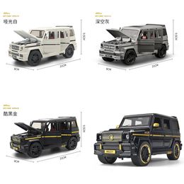 toy car big Canada - 124 Alloy Car Model Collective Big G65 Toy Car M929Y-6 New Vesion Matte Black White Grey Painting Open Doors Y11302856
