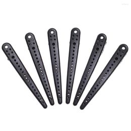 Hair Clips 6Pcs Mouth Professional Hairdressing Salon Hairpins Accessories Headwear Barrette Care Styling Tools Black