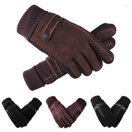 Cycling Gloves Winter Warm Thicken Coldproof Plush For Men Women Non-slip Motorcycle Travel Hiking Ski Thermal