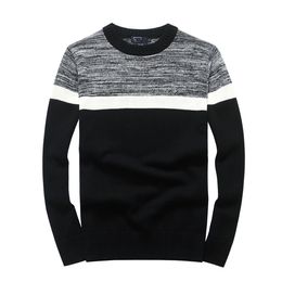 Wholesale package mail 2091 pieces of new polos shirts in autumn and winter Europe and America men's long sleeved casual cotton large fashion sweater sweaters s-2XL