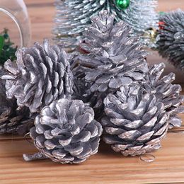 Decorative Flowers Decor For Front Porch Christmas Decorations Pinecone Dried Tree Decoration Pendant Wreath DIY Small