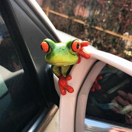 Interior Decorations Creative Funny Frog Car Decoration Rearview Mirror Center Console For Goods Accessories