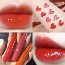 Lip Gloss Velvety Glaze Moisturising Jelly Colour Film Formation Long Lasting Cosmetics For Women Girls SANA889