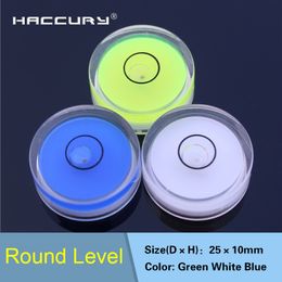 100pcs/lot HACCURY 25x10mm Level Measurement Instrument Acrylic Universal Spirit Level Bubble