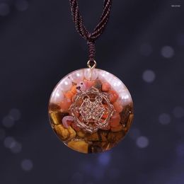 Pendant Necklaces Lotus Orgone Crystals Necklace Energy Converter The Soul Stone That Change Magnetic Field Of Life Resin