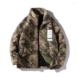 Men's Jackets Plus Size M-5XL Hip Hop Jacket Parka Colorful Animal Paint Camouflage Streetwear Men Harajuku Windbreaker Coat Fleece Winter
