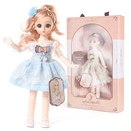 Dolls Princess doll 30 35cm bjd girl toy gift box princess group child baby birthday party christmas 220912