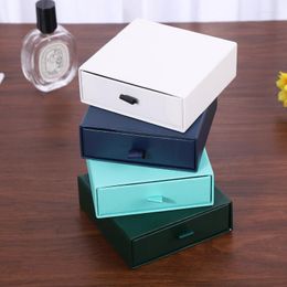 Jewellery Pouches 10pcs Korean Jewlery Organiser Custom Packaging Storage Box Gift Solid Colour Drawer Exquisite