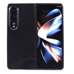 Glossy Genuine Carbon Fibre Slim Cases for Samsung Galaxy Z Fold 4 Ultra Thin Armour Cover