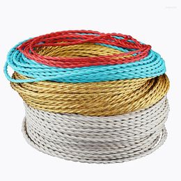 Lighting Accessories Multi Colors Vintage Twist 2-Core Braided Fabric Cable Flex Lamp Wire Bar Bedroom Parlor DIY Light Line 1/2/5/10 Meter