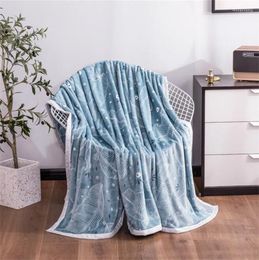 Blankets Fashion Single Person Multi-functional Blanket Office Nap Nordic Printing Star Pineapple Pattern Small