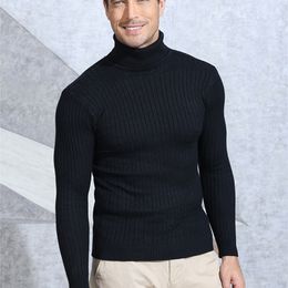 Mens Sweaters PICKLION Mens Turtleneck Sweater Warm Winter Sweaters Fashion Autumn Men Knitted Slim Fit Pullovers Casual Basic Solid Knitwear 220912