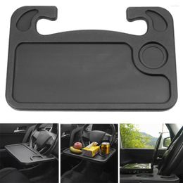 Drink Holder Car Steering Wheel Mount Stand Food Coffee Goods Bracket Eat Work Multifunction Tray Laptop Computer Desk Auto Accessories