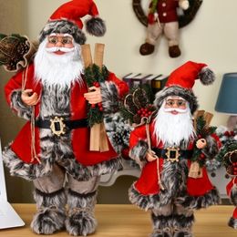 Weihnachtsdekorationen 60 40 cm großer Weihnachtsmann-Puppenbaum für Zuhause, Hochzeit, Party, Kinder, Jahr, Weihnachtsgeschenk, Navidad 220912