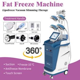 6 in 1 Silicone 360 Fat Freeze Cryo handles Body Slimming Criolipolisi Machine Criolipolisis frozen Cellulite dissolution Equipment340