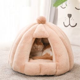 kennels pens Nordic Warm Cat Litter Flannel Yurt Dog Houses Creative House for Dogs Universal Four Seasons Dog Supplies Home Small Kennel MC 220912