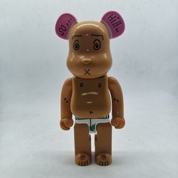 New 400% Bearbrick Action & Toy Figures 28cm Edison CLOTJUICE Limited Collection Fashion Accessories Medicom Toys