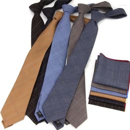 red silk pocket square Canada - Bow Ties Solid Grey Tie Pocket Squares Set Mens Cotton Blue Neck Handkerchiefs Silk Skinny Neckties Red Wedding Necktie B022
