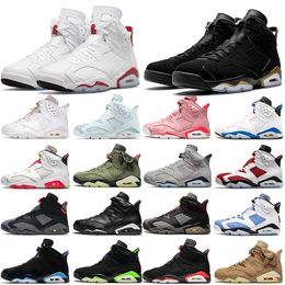 clear men cream Canada - OG Jumpman 6 6s basketball shoes men women Georgetown University Blue Red Oreo DMP Electric Green Black Cat UNC mens womens outdoor sports trainers sneakers