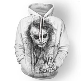 Men's Hoodies 2022 The Pennywise IT Clown Stephen King's 3d Men/Women Halloween Party Cosplay Sweatshirt Horror Funny Hoody Clotyes